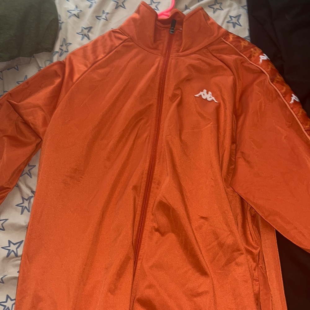 Orange kappa track jacket
